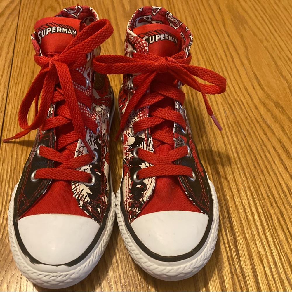 Converse kids superman high tops
